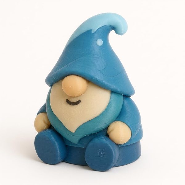 Blue Gnome Figurine