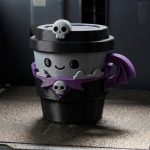 Gothic Coffee Cup Collectible Figurine - Unique Desk Decor for Adults – 3D Printed in Canada