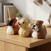 Ensemble de figurines de canards chiens
