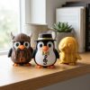 Ensemble de figurines pingouins de collection