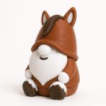Clydesdale Horse Gnome Buddy Collectible Figurine - Unique Desk Decor for Adults – 3D Printed in Canada