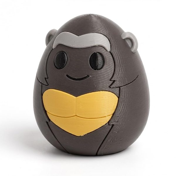 Gorilla Egg Figurine