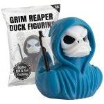 Grim Reaper Duck Figurine – Spooky Duck for 4x4 Ducking & Cruise Hiding – Halloween Gothic Dashboard Figurine – Horror Collectible – 3D Printed in Canada (Ocean Blue) — 3D Printed Ducks by 3DCentral