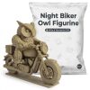 Ensemble de figurines de hibou motard