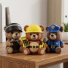 Ensemble de figurines d'ourson par métier