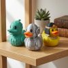 Ensemble de figurines de canards cornichon, robocanard et Cléopâtre