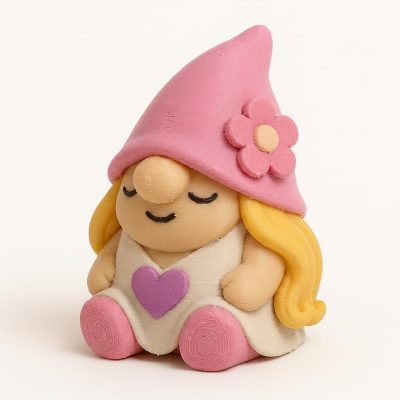 Aphrodite Gnome Collectible Figurine - Unique Desk Decor for Adults – 3D Printed in Canada