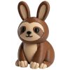 Lapin lingot d'or – ensemble de figurines de collection