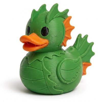 Leafy Sea Dragon Duck Collectible Figurine - Unique Desk Decor for Adults – 3D Printed in Canada