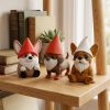 Ensemble de figurines de lutins races de chiens