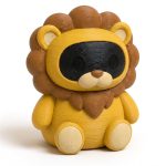 Majestic Lion Robot Collectible Figurine - Unique Desk Decor for Adults – 3D Printed in Canada