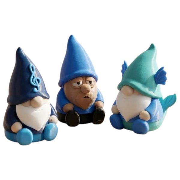 Trio de figurines de collection Lutins assortis