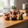 Ensemble de figurines d'orignal
