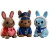 Ensemble de figurines lapins mignons