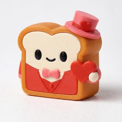 Matchmaker Toast Collectible Figurine - Unique Desk Decor for Adults – 3D Printed in Canada