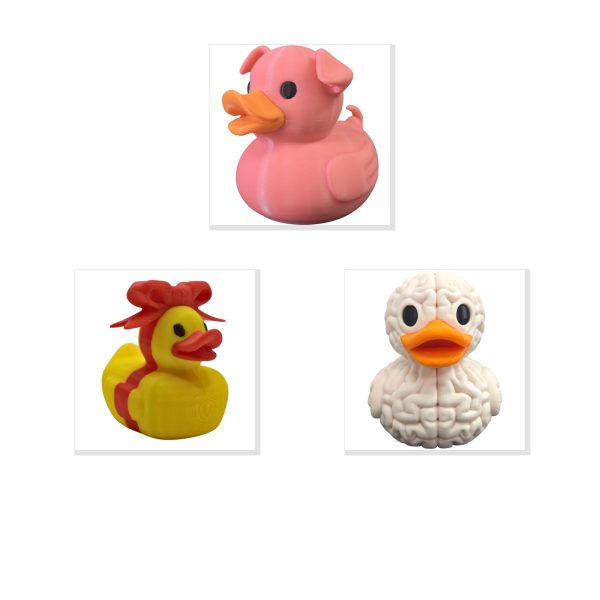 Pig Duck Figurine Set