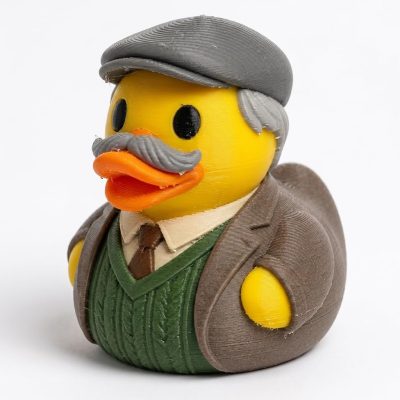 Father-in-Law Duck Collectible Figurine - Unique Desk Decor for Adults – 3D Printed in Canada