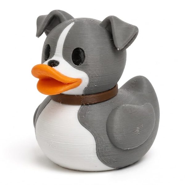 Pit Bull Mix Duck Figurine