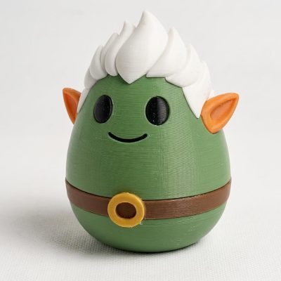 Troll Egg Eggling Collectible Figurine - Unique Desk Decor for Adults – 3D Printed in Canada