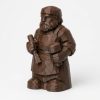 Figurine artisan sculptée façon bois