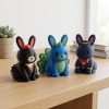 Ensemble de figurines Lapin Cygne noir
