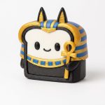 Anubis Toast Collectible Figurine - Vibrant 3D Printed Egyptian God Design with Ankh Symbol - Eye-Catching Desk Decor and Unique Gift for Adults - 3D Printed in Canada