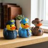 Ensemble de figurines canards de métiers