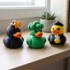 Humorous Duck Figurine Set