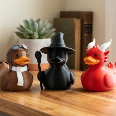 Amelia Earhart Wizard Dragon Duck Figurine — 3D Printed Ducks by 3DCentral