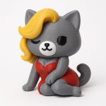 Accidentally Sexy Cat Collectible Figurine - Unique Desk Decor for Adults – 3D Printed in Canada