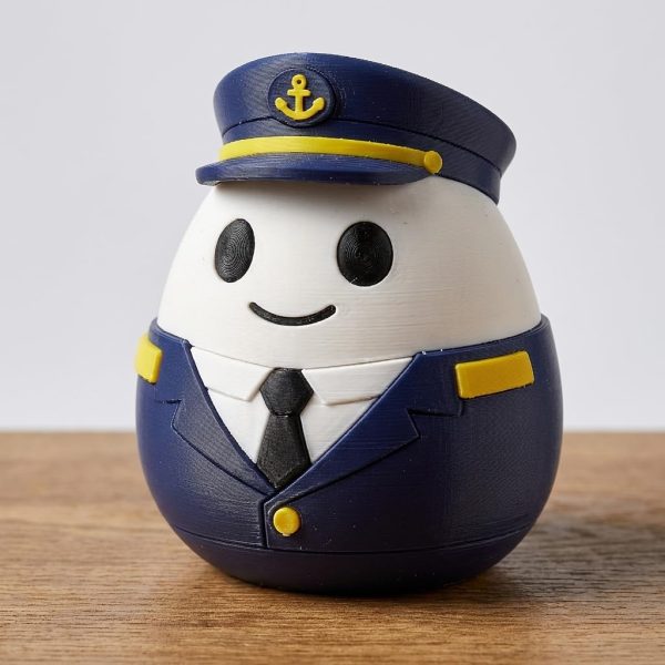 Boat Captain Eggling Figurine