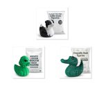 Duck Variety Collectible Figurine Bundle of 3 - Loyal Border Collie, Aquatic Lagoon Monster, Crocodile - Quirky & Fun Adult Desk Decor - 3D Printed in Canada