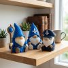 Ensemble de figurines de gnomes fantaisistes
