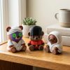 Ensemble de 3 figurines d'ourson en peluche