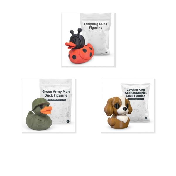 Quirky Duck Figurine Bundle