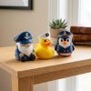 Ensemble de figurines Canard à casquette de capitaine