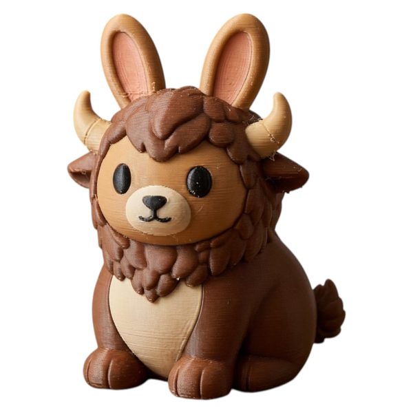 Figurine de lapin bison