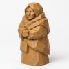 Figurine d'esprit sculpté façon bois