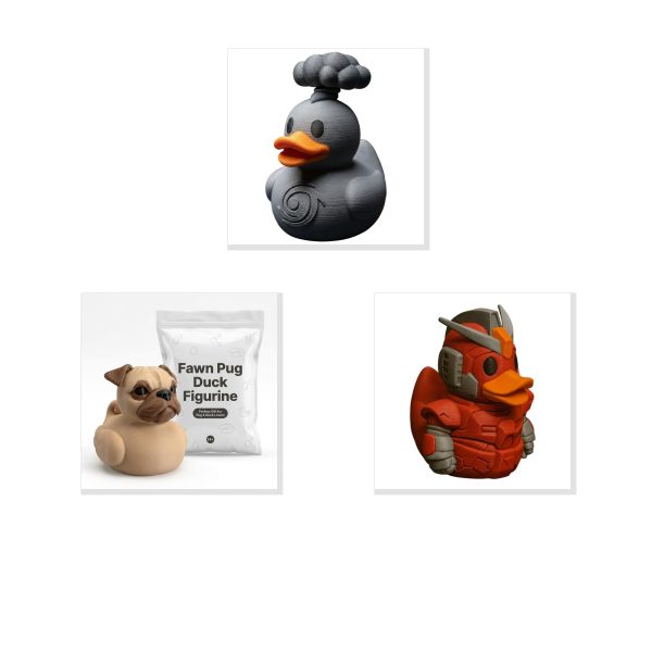 Unique Duck Figurine Set
