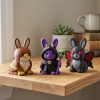 Ensemble de figurines lapin fantaisiste