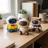 Ensemble de figurines chat et robot