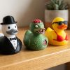 Ensemble de figurines de canards vintage