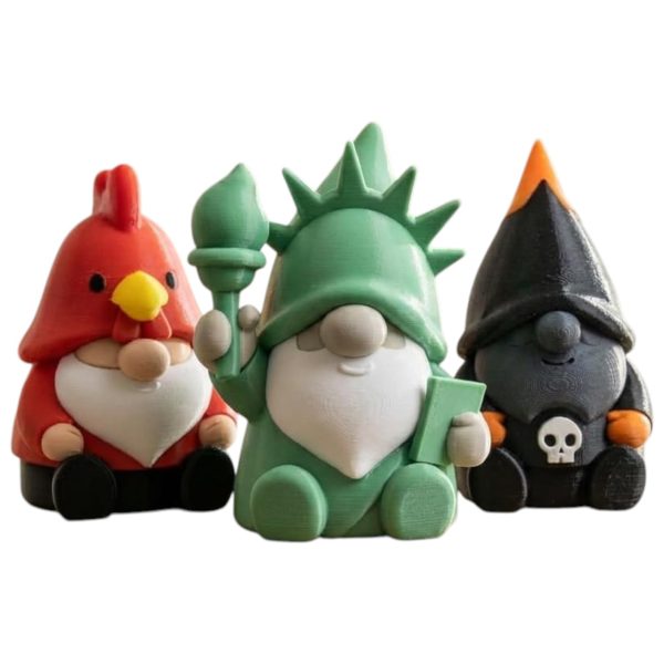 Ensemble de figurines de lutins patriotiques