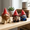 Ensemble de figurines de gnomes animaux