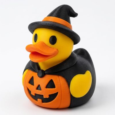Spooky Season Duck Collectible Figurine - Unique Desk Decor for Adults – 3D Printed in Canada