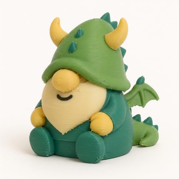 Gnome dragon cornu décoratif