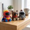 Lot varié de figurines robots