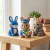 Lot de figurines Lapin robot Mecha