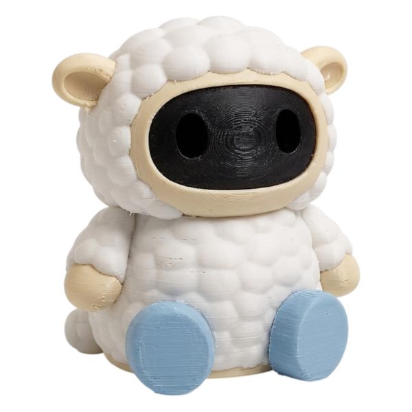 Figurine robot mouton