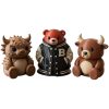 Ensemble de figurines d'ourson uniques